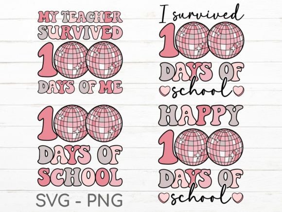 100 Days School Teacher Survived Graphics Crafts