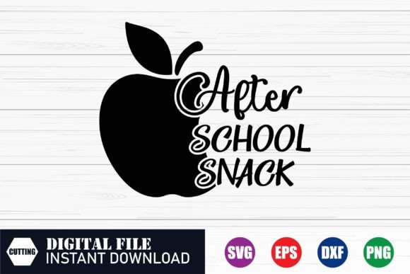 After School Snack T-shirt Design for Crafts & Graphics