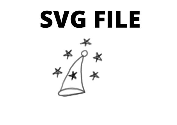 Black Hat Christmas SVG for Crafts & Graphics
