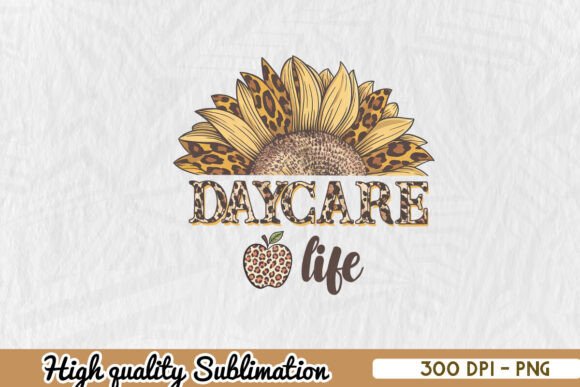 Daycare Sunflower Graphics for Crafts & Branding