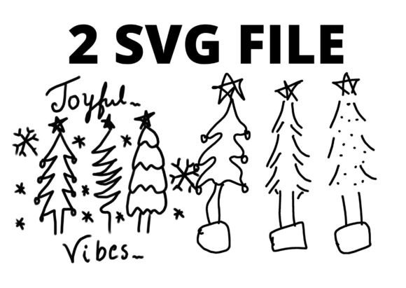 Review: Christmas Trees Black Svg Holiday Retro