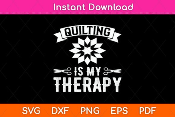 Reviewing the Quilting is My Therapy SVG for Embroidery