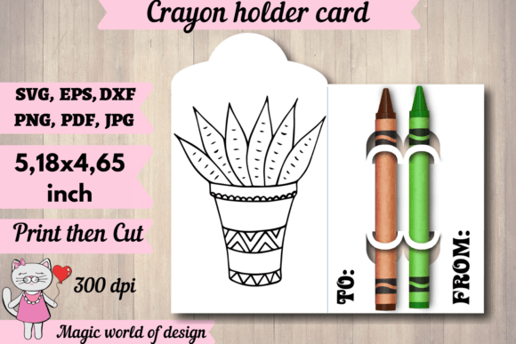 Succulent Cactus SVG for Crafts & Graphics