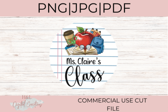 Teacher Class Sign Png: Graphics for Crafts