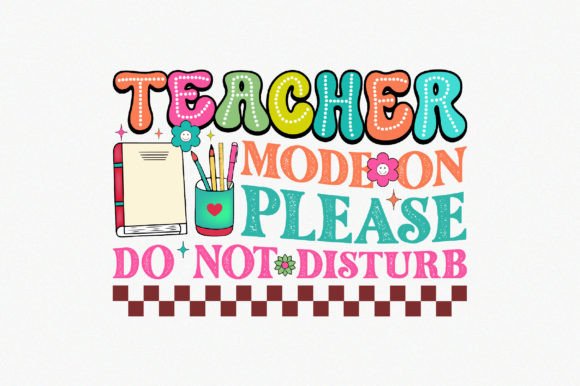 TEACHER Mode Graphics for Crafts Branding