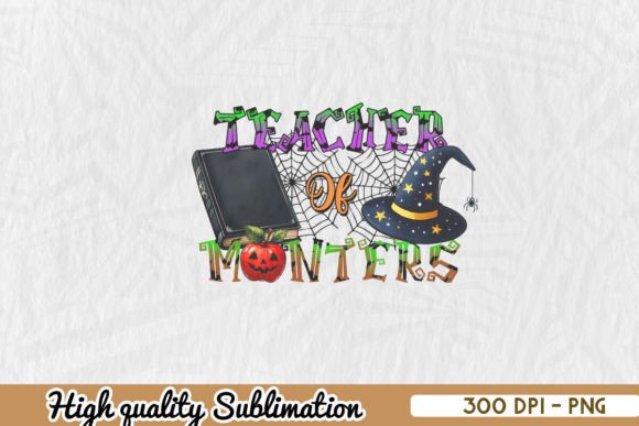Teacher of Monsters PNG: Graphics for Crafts