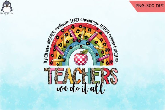 Teacher We Do It All PNG for Crafts & Graphics