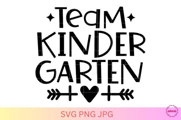Team Kindergarten Graphics for Crafts